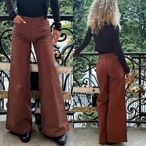 NWT Amiri Brown Baggy Trousers Pants Size 2